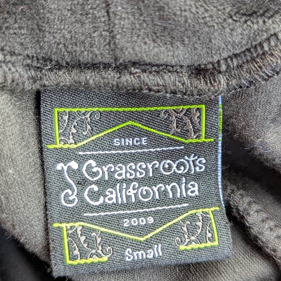 Grassroots Dark Side of the Moon Rainbow Velour Tracksuit Pants Joggers Small - Picture 7 of 10